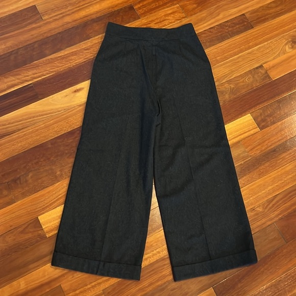 ⭐️ Ralph Lauren Collection Purple Label Cropped Wool Pants - Picture 4 of 6